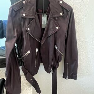 Allsaints Balfern deep berry